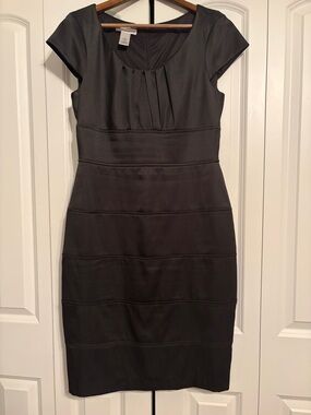London Times | Dresses | London Times Petite Fit Flare Scuba Crepe Midi  Dress Lilac Size 4p | Poshmark